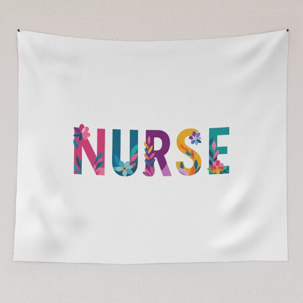 Item preview, NURSE Vibrant Medical Lettering designed and sold by YNELENT.