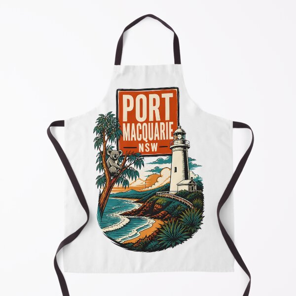 Item preview, Port Macquarie New South Wales Australia Vintage Travel Poster designed and sold by TravelersGems.