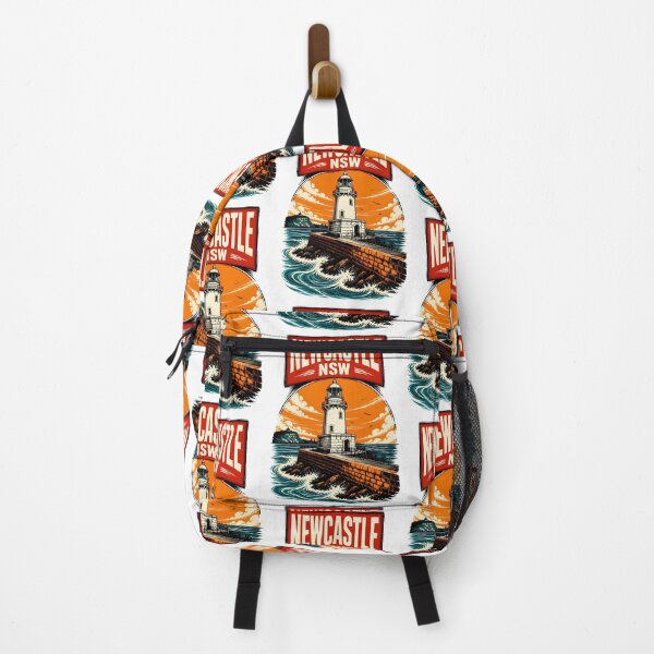 Item preview, Newcastle New South Wales Australia Vintage Travel Poster designed and sold by TravelersGems.