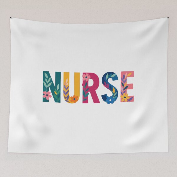 Item preview, NURSE Modern Botanical Typography designed and sold by YNELENT.