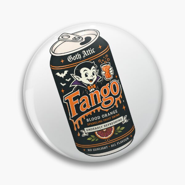 Item preview, Fango Blood Orange Soda | Gothic Soft Drink Can Illustration | Vintage Tattoo Style | Goth Attic designed and sold by gothattic.