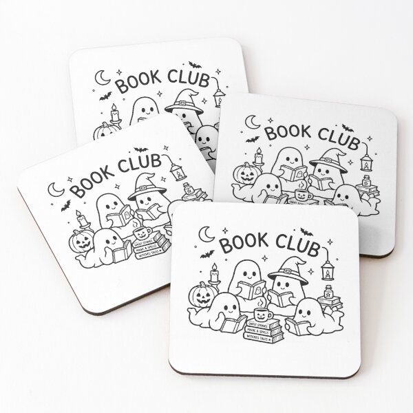 Item preview, Ghost Book Club | Cute Halloween Reading Ghosts | Cozy Book Lover T-Shirt designed and sold by Little Moments Co..