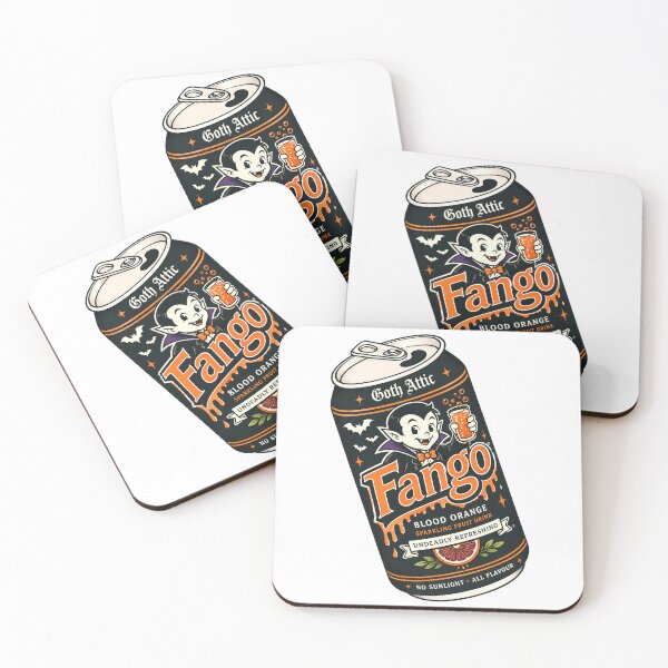 Item preview, Fango Blood Orange Soda | Gothic Soft Drink Can Illustration | Vintage Tattoo Style | Goth Attic designed and sold by gothattic.