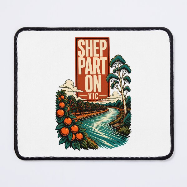 Item preview, Shepparton Victoria Australia Vintage Travel Poster designed and sold by TravelersGems.