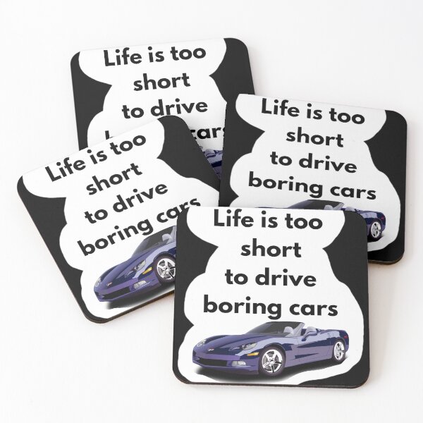 Item preview, Life Is Too Short To Drive Boring Cars Corvette T-Shirt designed and sold by MariaPCMaria.