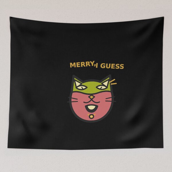Item preview, Merry I Guess Christmas Cat designed and sold by ChaosColorCo.