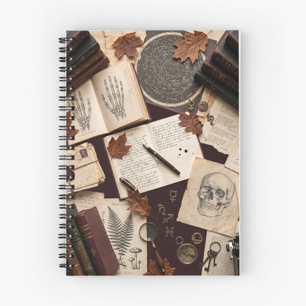 Item preview, Dark Academia Vintage Book Collage | Aesthetic Autumn Flatlay designed and sold by KreonaTime.
