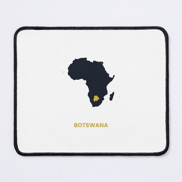 Item preview, Botswana Highlighted on Africa Map Print designed and sold by Whoopau.