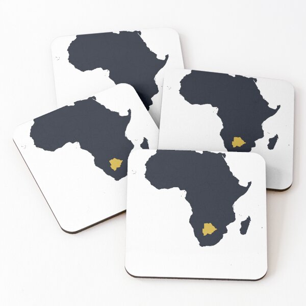 Item preview, Botswana Highlighted on Africa Map Print designed and sold by Whoopau.