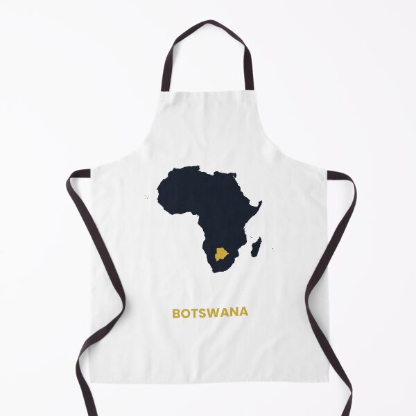Item preview, Botswana Highlighted on Africa Map Print designed and sold by Whoopau.
