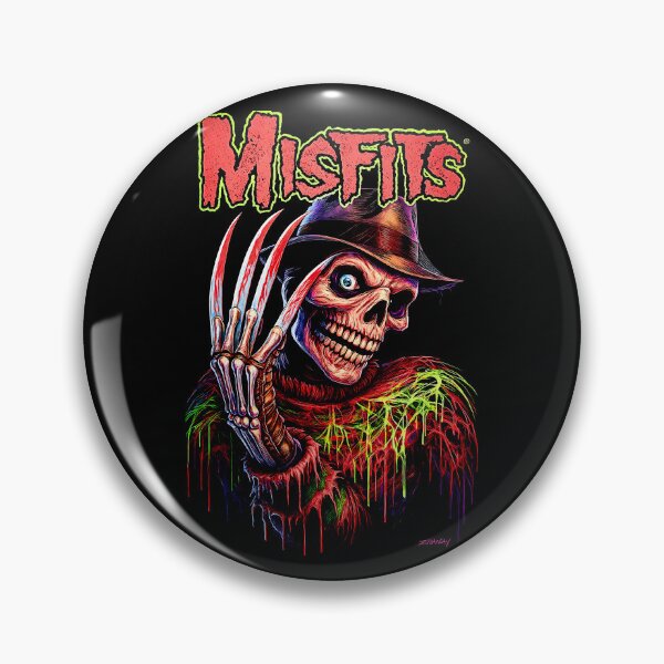 Item preview, Misfits Horror Punk Freddy Krueger Skull Artwork designed and sold by interdesigner.