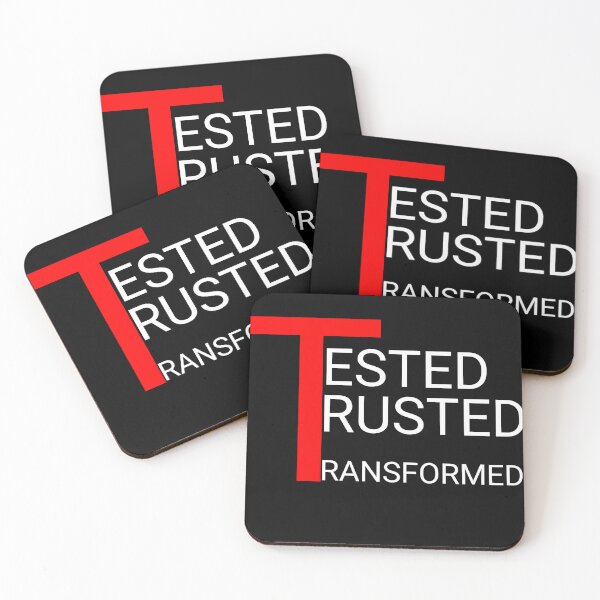 Item preview, Tested,  Trusted , Transformed. designed and sold by FOBISPLACE.