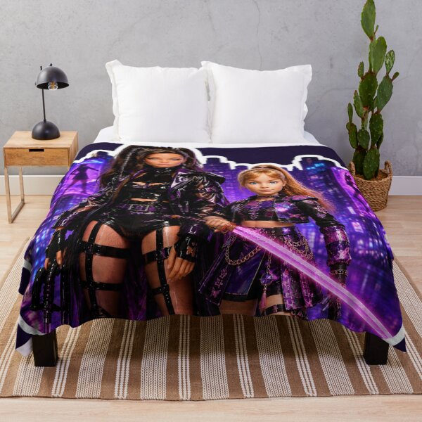 Item preview, Cyberpunk Mother Daughter Duo designed and sold by Moxie-Cat-Universe.