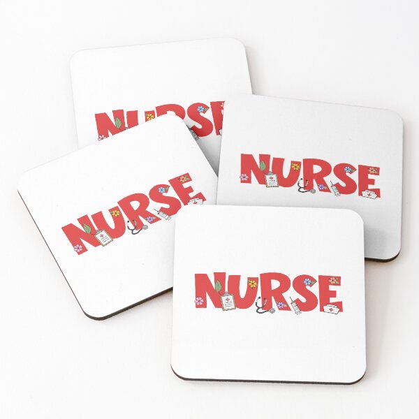 Item preview, NURSE Playful Medical Typography designed and sold by YNELENT.
