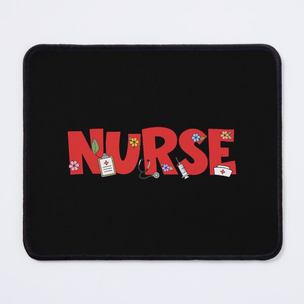 Item preview, NURSE Playful Medical Typography designed and sold by YNELENT.