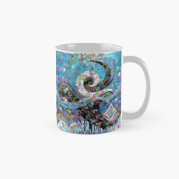 Item preview, yin and flow sky ocean C slick colorful geometric abstract design designed and sold by SmashingDeals.