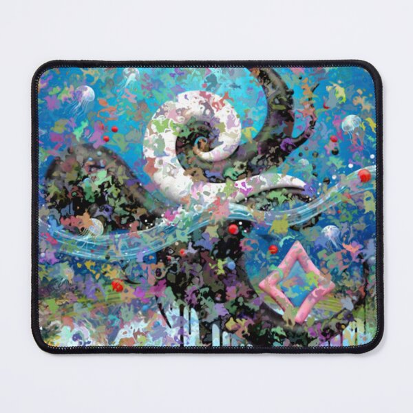 Item preview, yin and flow sky ocean C slick colorful geometric abstract design designed and sold by SmashingDeals.