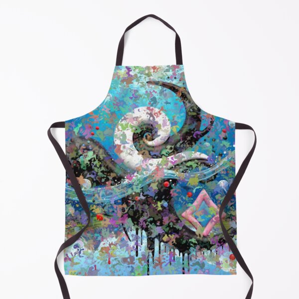 Item preview, yin and flow sky ocean C slick colorful geometric abstract design designed and sold by SmashingDeals.