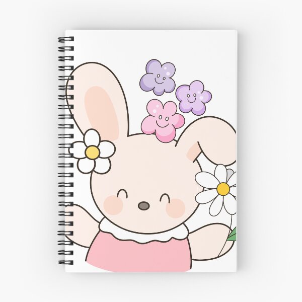 Item preview, Cute Hand Drawn Easter Bunny Flower designed and sold by Porpor Artwork.