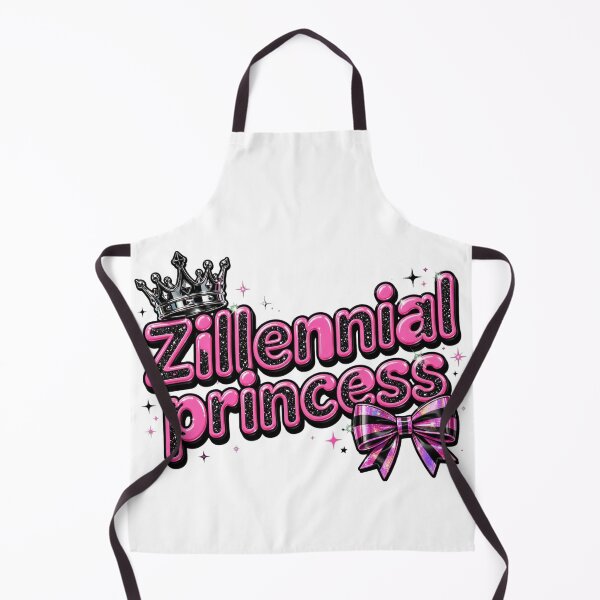 Item preview, Zillennial Princess Black and Hot Pink Edgy Baddie - Y2K Glitter Crown Bow Sticker designed and sold by Neurospicy Trolls.