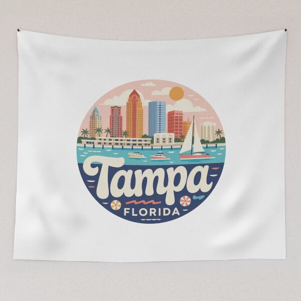 Item preview, Tampa Florida: Waterfront Skyline designed and sold by CircinusStore.