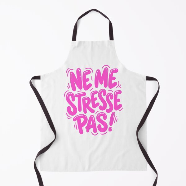 Item preview, Ne Me Stresse Pas French Funny Pink Embrace Calm designed and sold by AntiqueImages.