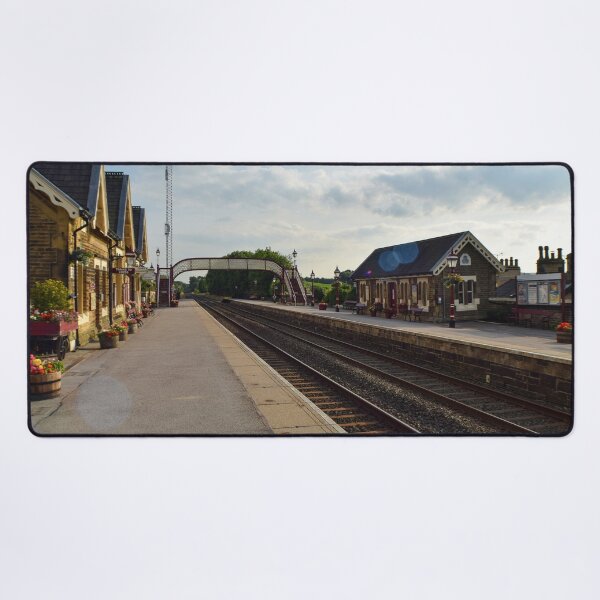 Item preview, Settle Railway Station Yorkshire Dales designed and sold by ArtworkNorth.