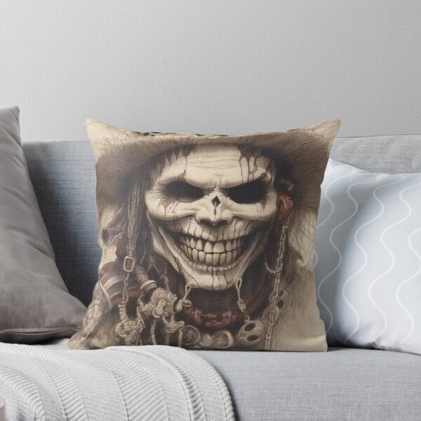 Item preview, Skull Warrior Tribal Illustration designed and sold by Aticika75.