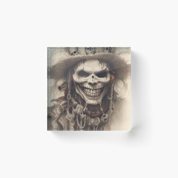 Item preview, Skull Warrior Tribal Illustration designed and sold by Aticika75.