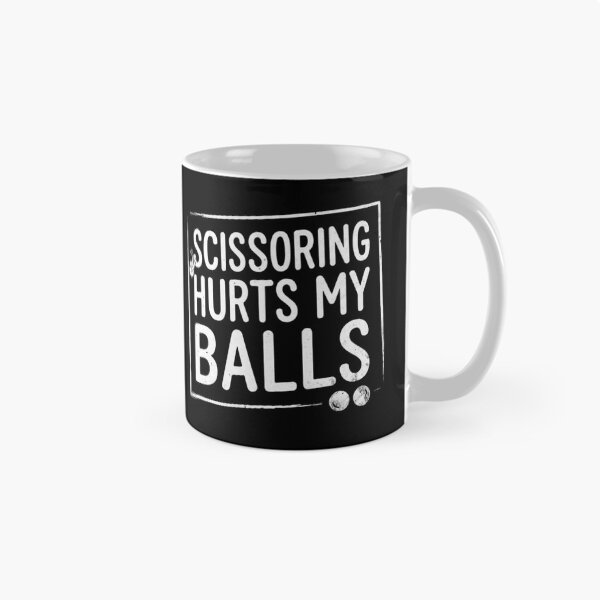 Item preview, Scissoring Hurts My Balls Shirt designed and sold by Zbixu.