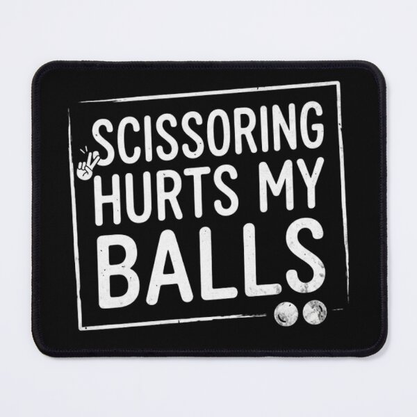 Item preview, Scissoring Hurts My Balls Shirt designed and sold by Zbixu.