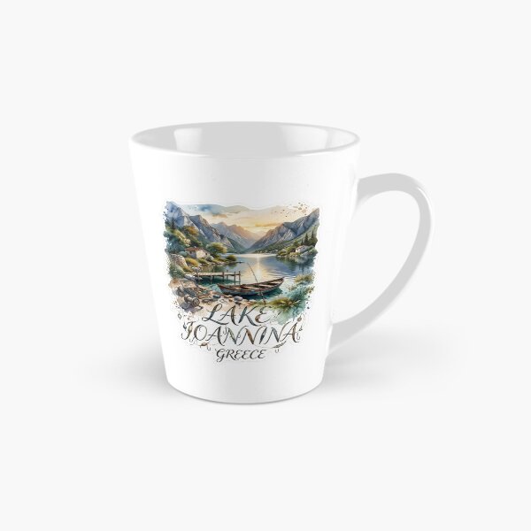 Item preview, Lake Ioannina Greece Fishing Travel Sticker designed and sold by Imaginarium of Chaos falcon88 .