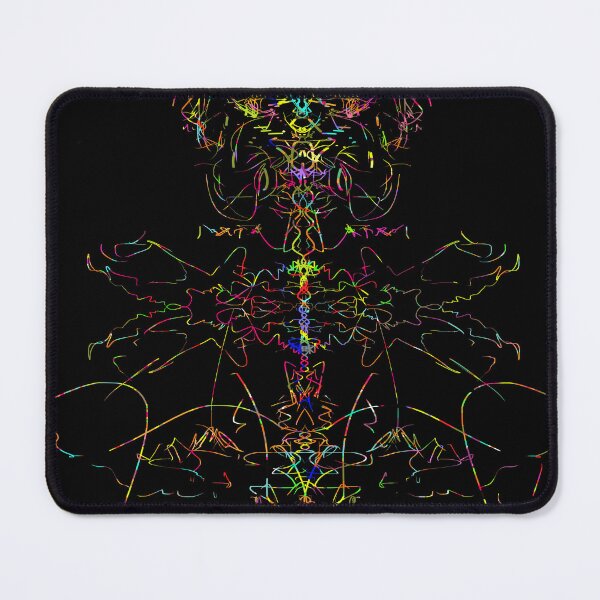 Item preview, Authenticated Neon Entity - Hand-Drawn Abstract Art with Unique Color Hash designed and sold by Outlet Raloel.