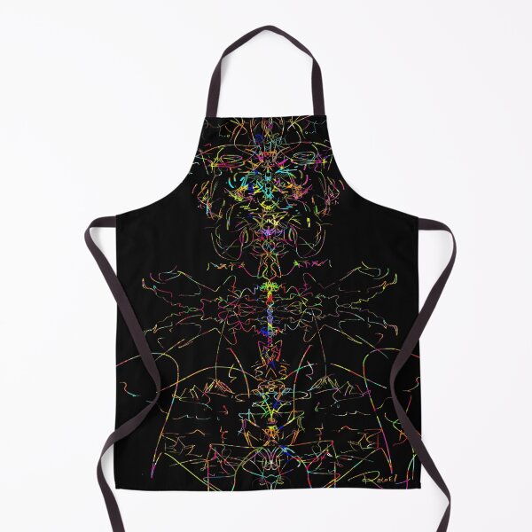 Item preview, Authenticated Neon Entity - Hand-Drawn Abstract Art with Unique Color Hash designed and sold by Outlet Raloel.