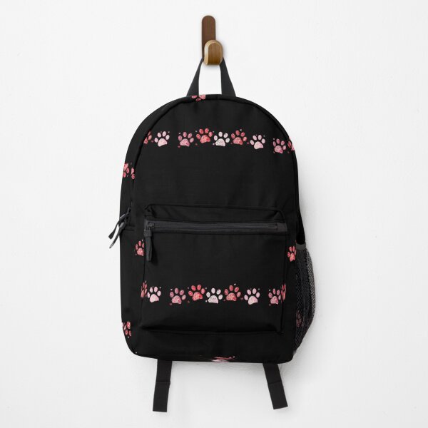 Item preview, Cute Paw Print Pattern Red Pink Hearts Graphic designed and sold by GiaoCalonas.