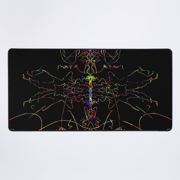 Item preview, Authenticated Neon Entity - Hand-Drawn Abstract Art with Unique Color Hash designed and sold by Outlet Raloel.
