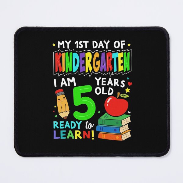 Item preview, My First Day of Kindergarten 1st Day of School Boys Girls T-Shirt designed and sold by ChockletBoy.