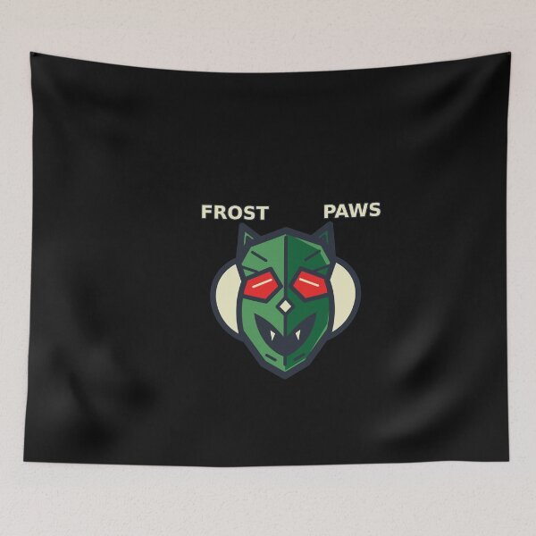 Item preview, Frost Paws Winter Guardian designed and sold by ChaosColorCo.