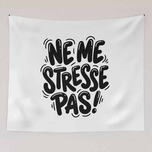 Item preview, Ne Me Stresse Pas French Chill Out Time designed and sold by AntiqueImages.
