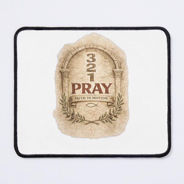 Item preview, 3 2 1 PRAY – Faith In Motion Christian Fitness Shirt designed and sold by 321Pray.