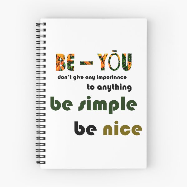Item preview, Be You Simple & Nice – Positive Self Expression Minimalist Quote designed and sold by say_li03.