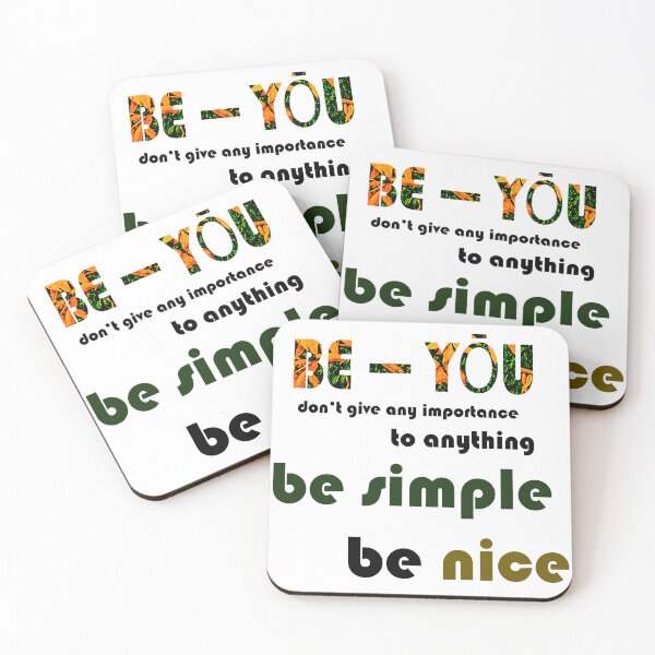Item preview, Be You Simple & Nice – Positive Self Expression Minimalist Quote designed and sold by say_li03.