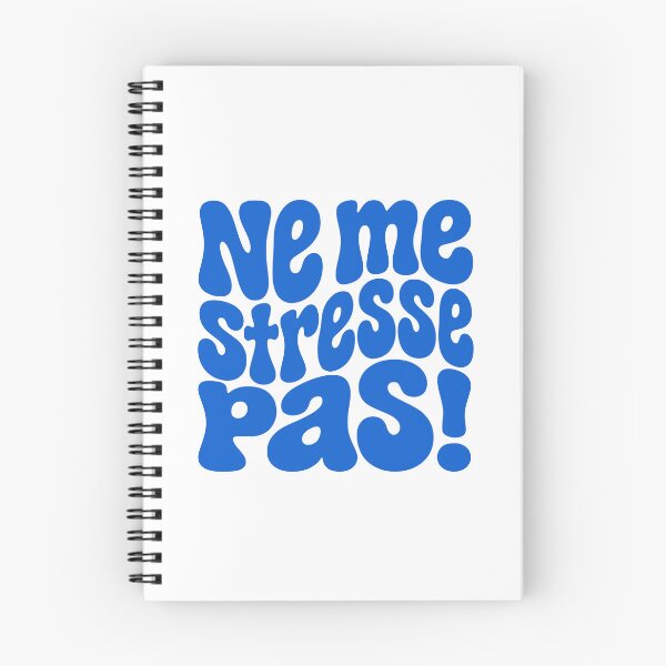 Item preview, Ne me stresse pas French Cool Retro 70s Style designed and sold by AntiqueImages.