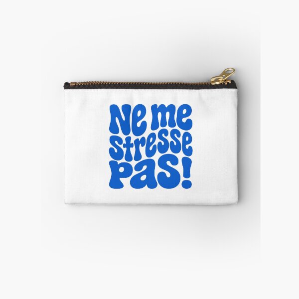 Item preview, Ne me stresse pas French Cool Retro 70s Style designed and sold by AntiqueImages.