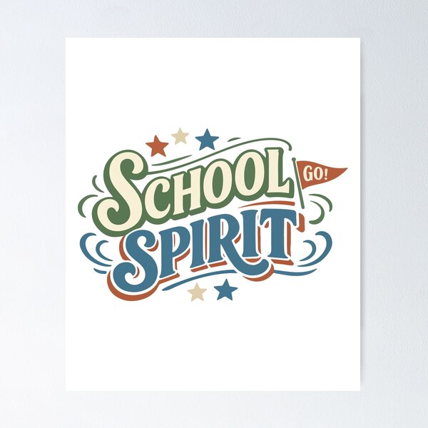 Item preview, School Spirit Stars & Pennant – Classroom Gift designed and sold by stylishdzign.
