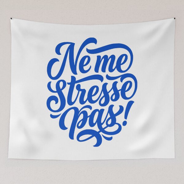 Item preview, Ne me stresse pas French Don't Stress Me Out designed and sold by AntiqueImages.