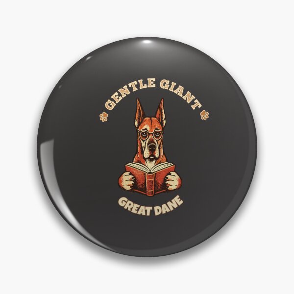 Item preview, Gentle Giant Great Dane Reading Book Vintage Dog Lover Design designed and sold by jananinaveen.