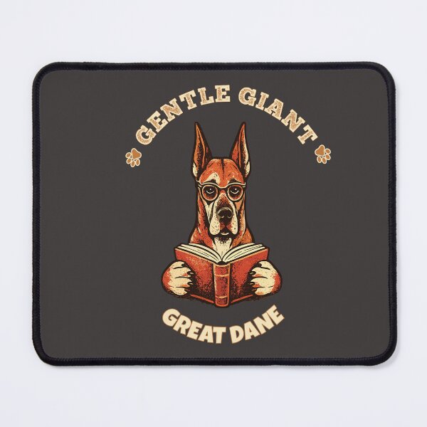 Item preview, Gentle Giant Great Dane Reading Book Vintage Dog Lover Design designed and sold by jananinaveen.