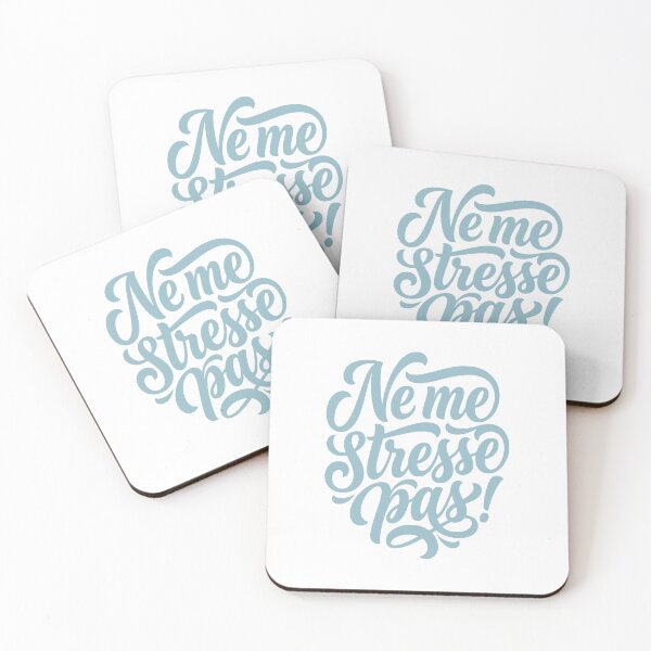 Item preview, Ne me stresse pas French Office or Gym Humor designed and sold by AntiqueImages.