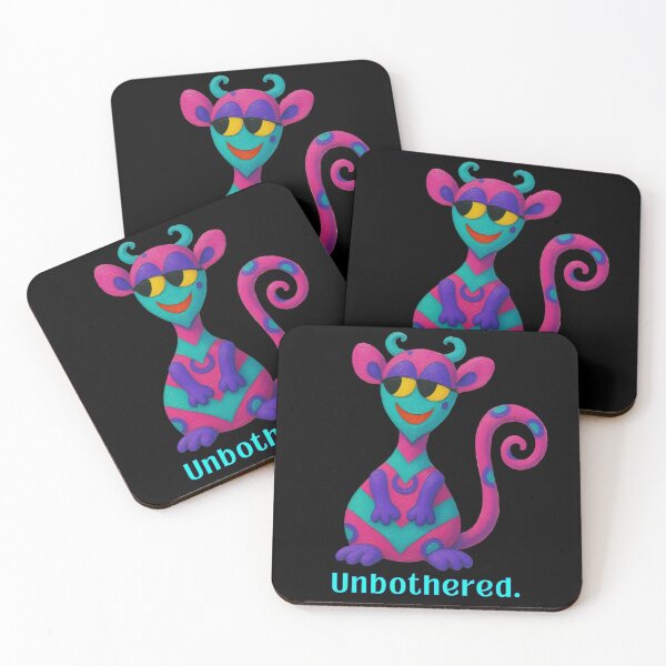 Item preview, Unbothered - Cute Chill Monster with Attitude designed and sold by PatykArt.